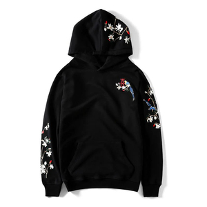 Sweat à capuche pour homme en coton 100% solide, broderie personnalisée, service OEM, fabrication sur mesure, idéal pour l'automne - Product Image 3