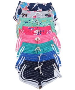 Maillot de bain décontracté pour femme à séchage rapide avec logo personnalisé, en tissu peigné 100 % polyester, idéal pour la plage et la lessive. - Product Image 3