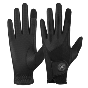 Guantes clásicos de equitación de verano, guantes ecuestres de alto rendimiento, antideslizantes, transpirables, para competiciones de salto, para adultos. - Product Image 1