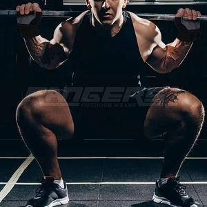 Guantes de Levantamiento de Pesas Transpirables de Cuero Premium con Malla Acolchada en la Parte Posterior, Guantes de Crossfit con Logotipo Personalizado OEM, Guantes de Entrenamiento Físico - Product Image 3