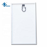 Panneaux solaires en verre laminé 30V, panneaux solaires portables à cadre en aluminium 250W, panneau solaire en verre transparent poly 250W ZW-250W-30VP