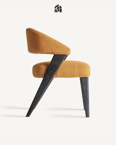 Silla de Comedor Elvarenza de Madera de Teca Sólida de Lujo, Muebles Modernos y Elegantes para Comedor, Hechos a Mano, Ecológicos y de Primera Calidad - Product Image 3