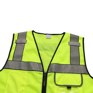 Reflective Safety Vest Hi Vis Workwear Reflective Clothing Reflector Vest Luminous <b>Clothes</b> Men <b>Construction</b> Vest - Product Image 4