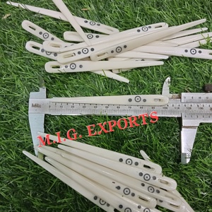 Juego de Agujas de Tejer de Hueso Hechas a Mano, Herramientas Duraderas de Ganchillo y Tejer para Artesanos, Proyectos DIY y Artesanía Tradicional - Product Image 5