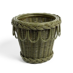 Pots à plantes en rotin, prix de gros, écologiques, paniers à plantes pour la décoration de jardin extérieur - Product Image 5