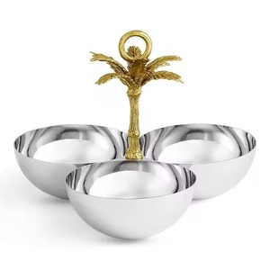 Premium Metal Dry Fruits Bowl Snack Holder Serving Dish Decorative Dining Tableware Home Gift Item - Product Image 3