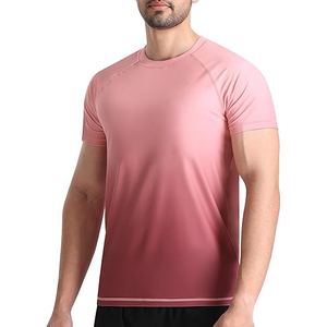 High Quality Sportswear Cool Dry Plain T-<b>Shirts</b> for Men Summer Gym Wear European Size Wholesale Bulk Factory - Product Image 1