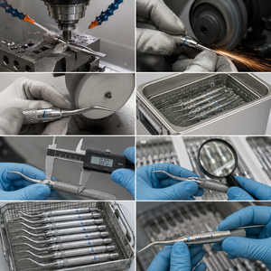 Instrument dentaire de restauration de précision OEMZetomed Pro, ciseau droit Premium Dental 7/10 [15-20] en acier inoxydable de qualité médicale - Product Image 2