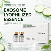 ExoAion 10 Milliards de Sérum Exosome de Concombre en Poudre Lyophilisée Hydratant Préparateur Cutané pour une Texture Lisse et un Maquillage Longue Tenue