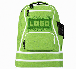 Sac à dos de sport en polyester imperméable avec fermeture éclair, strass scintillants, logo personnalisé, pour cheerleading, décontracté, école, voyage, sac à dos de jour - Product Image 2