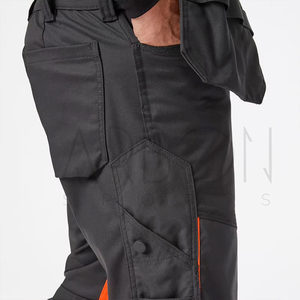 กางเกงทำงานสีส้มสะท้อนแสงแบบหนาพิเศษ มีกระเป๋าแบบ Holster สำหรับงานก่อสร้างและอุตสาหกรรม - Product Image 5