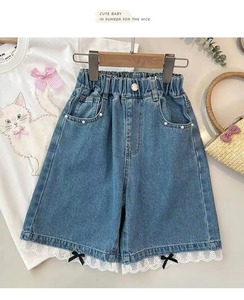 Shorts en jean pour filles, tissu en jean doux, confortables, collection de vêtements de mode pour tous les jours, production en série - Product Image 4