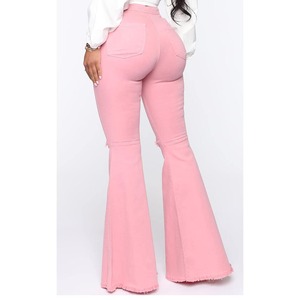 Pantalones Casuales de Cintura Media para Mujer, Diseño Profesional, Cómodos, Acampanados, Transpirables, de Secado Rápido, con Logotipo Personalizado, 100% Poliéster - Product Image 5