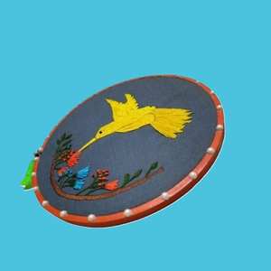 Étagère murale décorative en jute de qualité supérieure, motif vertical Art Déco, style rustique pour maisons modernes - Product Image 5