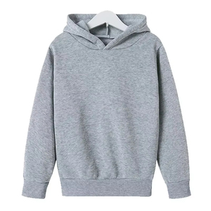 Sudadera con capucha unisex negra para niños, diseño 2 en 1, anti-bolitas, de peso medio, forro polar, manga larga, chándal. - Product Image 6