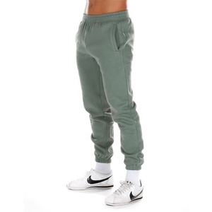 Men High Quality 100% Cotton Fleece Essential Workout Regular Fit Sweatpants - Product Image 3