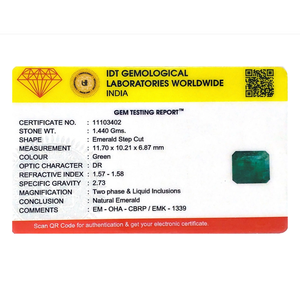 Natural Zambian Emerald 7.2 Carat Emerald Cut Loose Gemstone for Fine Jewelry - Product Image 4