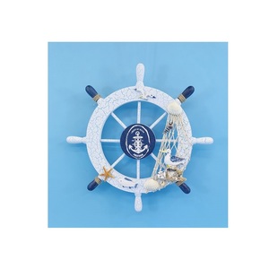 Wooden <b>Ship</b> <b>Wheel</b> Harbor Inspired Decorative Feature Developed to Transform Living Spaces with Oceanic Wall Appeal - Product Image 6