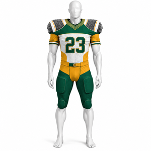 Tenue d'équipe personnalisée professionnelle, uniforme de football américain, vêtements de sport, séchage rapide, respirant, uniforme de football américain - Product Image 3