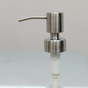 Modern Stainless Steel Soap Dispenser Pump for <b>Bathroom</b> Use Durable Design No Electricity Required Hospitality Amenity Dispenser - Product Image 5