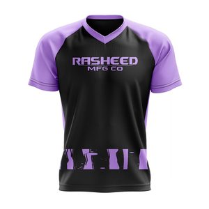 Camisetas de Jersey de Manga Corta con Cuello en V para Hombre, Corte Regular, Sólidas, Anti-Sudor, de Secado Rápido, para Deportes - Product Image 1