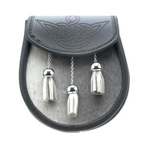 Traditional Semi <b>Dress</b> Sporran Featuring Elegant Chain Detailing With Durable Fastening Perfect Accessories - Product Image 5