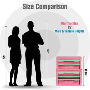 Drawer Style Makeup Organizer Desktop Storage <b>Box</b> for Office Workstation <b>Magic</b> Tool for Stationery Cosmetic Storage Rack Cabinet - Product Image 5