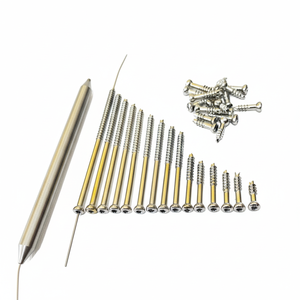 Tornillo canulado de 4 mm con rosca parcial de 14 a 90 mm SS 316L (106 piezas) - Product Image 1