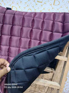 BRAND ZONE Tapis de selle d'équitation en satin de soie pour dressage et saut d'obstacles, haute qualité, confortable et durable, personnalisable - Product Image 5