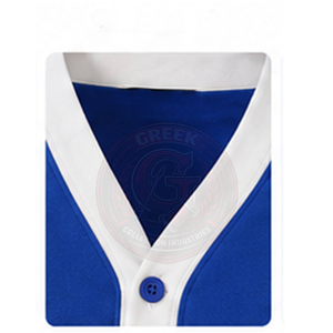 Cardigan bleu pour femme avec logo ZPB, broderie de lettres grecques blanches ZΦ, manches longues, col en V, pull décontracté pour femme, sororité, fraternité - Product Image 3