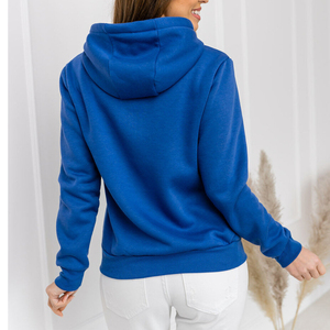 Custom <b>Women's</b> Hoodies Long Sleeve Solid <b>Lightweight</b> Pullover Top Loose <b>Sweatshirt</b> With Pocket best Hoodie For <b>Women</b> - Product Image 5