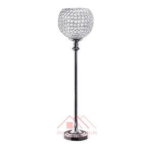 Bougeoir Globe en cristal de 37 pouces de haut, pour décorations de mariage, meilleure vente, bougeoir en métal avec Globe en cristal pour mariage - Product Image 3