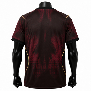 เสื้อฟุตบอลชายคุณภาพสูง ระบายอากาศได้ดี ชุดกีฬาพรีเมียม สีและโลโก้ปรับแต่งได้ ผลิตจากโพลีเอสเตอร์ 100% สำหรับทีมแบบกำหนดเอง - Product Image 5