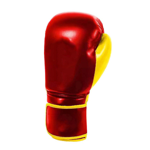 Guantes de Boxeo Metálicos Rojos y Amarillos Personalizados para Sparring, de Alta Calidad y Nuevo Diseño, Venta al Por Mayor - Product Image 1