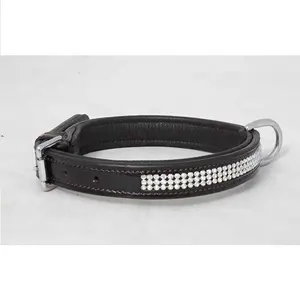 Patent Leather Soft Padded Dog Collar