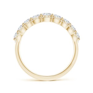Anillo de Eternidad de Diamante Cultivado en Laboratorio de 1 Quilate, Chapado en Rodio, Plata de Ley 925 y Oro Sólido de 14K, Proveedor Mayorista OEM ODM - Product Image 2
