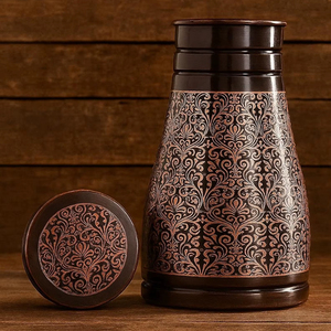 100% Pure <b>Copper</b> Water <b>Bottle</b> For Daily Use For Shaking And Car Durable <b>Copper</b> <b>Drinking</b> <b>Bottle</b> - Product Image 1