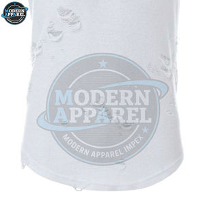 Servicio OEM, Camiseta de Algodón 100% Lisa con Efecto Desgastado para Hombre, Personalizable, Color Sólido, Nueva Moda, Transpirable - Product Image 3