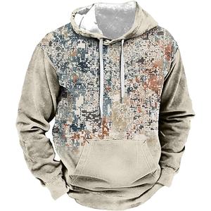 Sudadera con Capucha Personalizada OEM de Alto Gramaje con Efecto Desgastado por el Sol, Último Diseño de Apliques, Estampado Gráfico Hip Hop, Forro Polar, Ropa Urbana de Invierno de Alta Calidad - Product Image 3