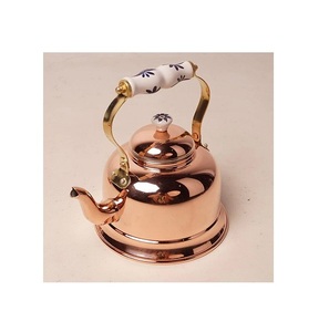 Durable Quality Rose Gold Plated Stainless Steel Eco-Friendly Modern Luxury Design Hammered <b>Kettle</b> in Wholesale Price <b>Tea</b> Pot - Product Image 5