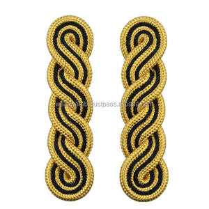 ขายส่งอุปกรณ์เสริมเครื่องแบบป้องกันตัวส่วนบุคคล แผ่นปักไหล่และอีพาอัลเล็ตแบบกำหนดเอง วัสดุไมลาร์เมทัลลิก - Product Image 4