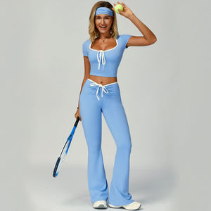 Premium Women's Sports Leggings with Custom Logo Durable Stretch Pants for Exercise and Everyday Comfort - Product Image 2