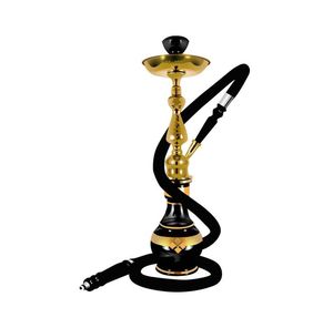 Nostalgic Metal <b>Hookah</b> For Traditional Decorative Collection With Vintage Character And Artisan Made Detailing - Product Image 4