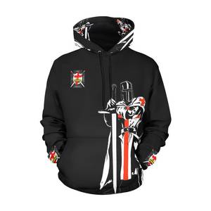 Sweat-shirts Knight Templer Master Winter, 100% coton, polaire écologique respirant, personnalisables, Maçonniques Francs-Maçons Royaux - Product Image 4