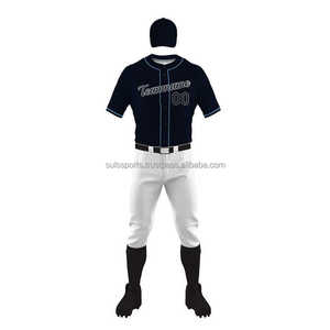 Custom Design <b>Baseball</b> Uniform Set Men Women Youth Team Sportswear Button Jersey Pants <b>Cap</b> High Quality OEM ODM Available - Product Image 2