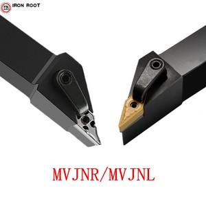 IRON ROOT แผ่นกดแบบ 93 องศา <span class=keywords><strong>MVJNR</strong></span>/L CNC ที่จับเครื่องมือกลึงภายนอก เครื่องมือตัดกลึง 42CrMo เคลือบสีดำ HRC42-46 - Product Image 3