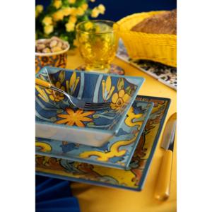 Assiette en céramique Excelsa Trinacria Roumanie Modèle 67734 17,5x5 cm Multicolore Carrée - Product Image 5