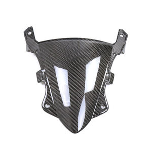 กระจกบังลมคาร์บอนไฟเบอร์แห้ง 3K สำหรับ Kawasaki Ninja ZX-4R ZX-4RR 2020-2025 ชิวบังลมมอเตอร์ไซค์แบบแอโรไดนามิก - Product Image 5
