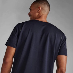Camiseta de Manga Corta para Hombre, de Algodón Regular, con Patrón Sólido, Logotipo Personalizado, Cuello en V, Secado Rápido, Tejido Transpirable de Alta Calidad, para Verano - Product Image 5
