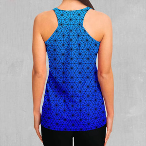 Woman Workout Wear Backless <b>Mesh</b> Singlet Sport Yoga Tank <b>Top</b> For Gym / High Quality Sublimated Tank <b>Tops</b> For <b>Women</b> - Product Image 4